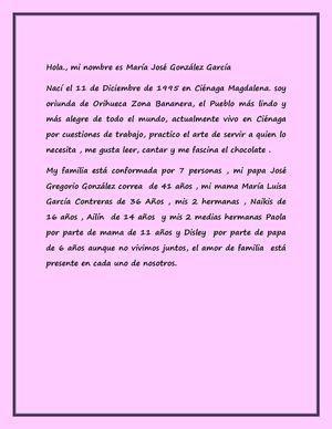 Autobiografia Maria Jose Gonzalez Garcia