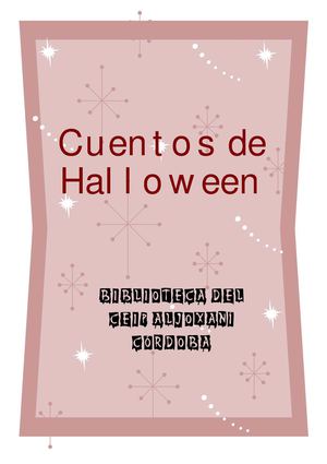 Libro Cuentos Halloween'14