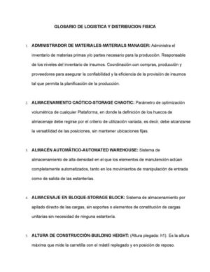 Glosario Logística Calameo