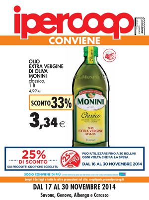 Volantino Iper Coop Liguria Dal 17 Al 30 Novembre