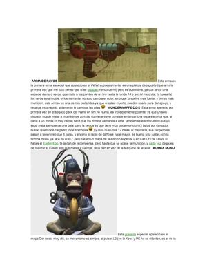 Armas Raras De Call Of Duty Black Ops 1 Zombies