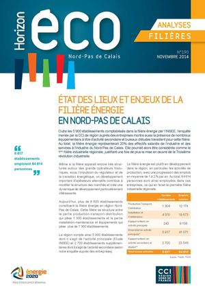 La Filière éNergie, un rôle Majeur dans L'économie régionale