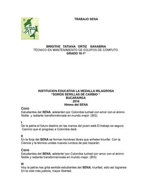 POLITICAS DEL SENA TRABAJO