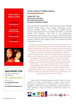 Sucre D'orge Et Pomme D'amour