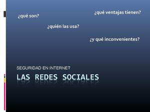 Las Redes Sociales