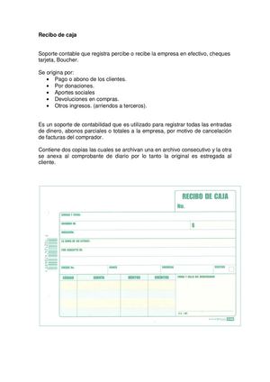 Recibo De Caja