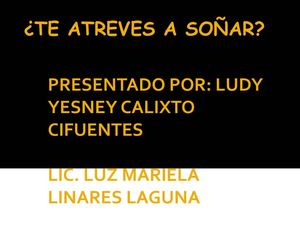 11 Te Atreves A Soñar