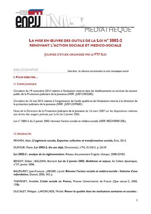 La Mise En œUvre Des Outils De La Loi 2002 2(journee)