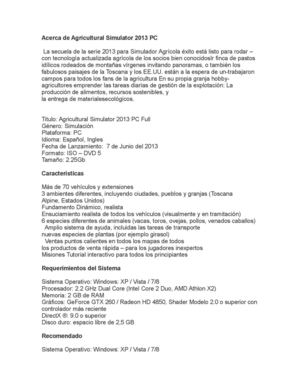 Calaméo - Acerca De Agricultural