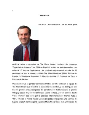 Biografia De Oppenheimer