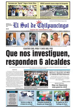 El Sol de Chilpancingo 18 Noviembre 2014