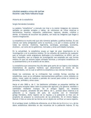 Importancia De La Estadistica