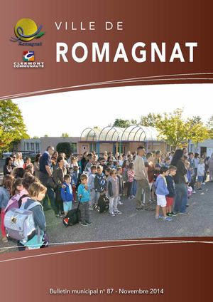 Ville de ROMAGNAT - Bulletin municipal n° 87
