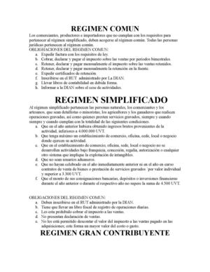 Taller De Regimen Comun Y Regimen Simplificvado