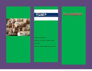 Triptico Madera