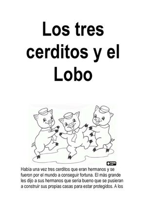 Los Tres Cerditos Y El Lobo