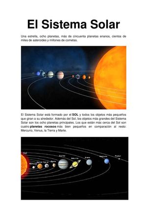 El Sistema Solar