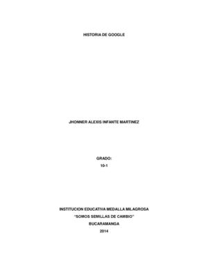 HISTORIA DE GOOGLE