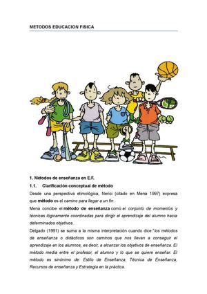 Metodos Educacion Fisica