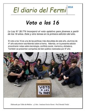 Periódico Escolar 1 - 2014