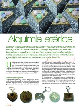 Orgonitos | Nota en Revista Yoga+