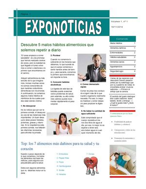 Periódico nutrición