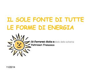 Forme E Fonti Di Energia