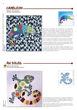 Extraits 103 dessins interprétés en mosaique