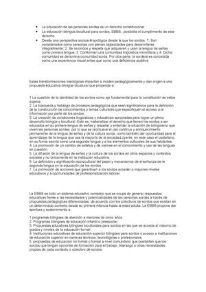 Resumen Lengua De Señas