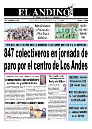 Diario El Andino - 21 De Noviembre De 2014