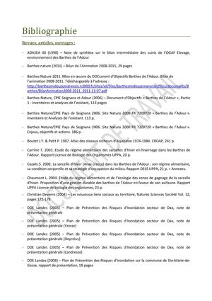 Docob Novembre 2014 Bibliographie Annexes