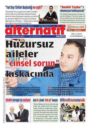 Alternatifgazete 040 Kasım / Novembre 2014