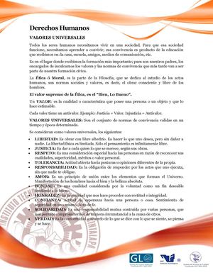Valores Universales