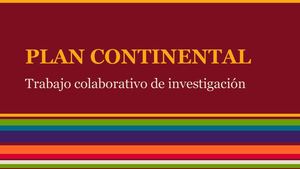 Plan Continental- Trabajo Colaborativo 5to A