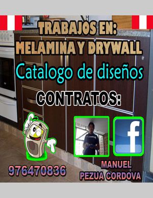 Catalogo para trabajos de melamina