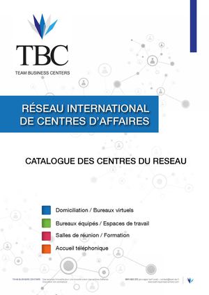 Catalogue des centres d'affaires du réseau TBC