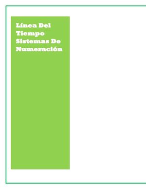 Linea Del Tiempo Sistemas Octal,Binario,Hexadecimal,Decimal