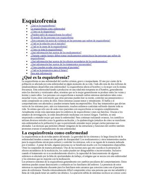 Esquizofrenia