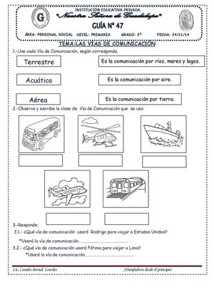 Las Vías De Comunicación