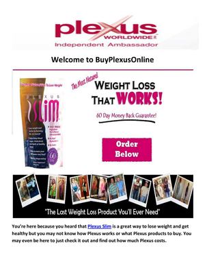 Buy Plexus Online : Order Plexus Slim