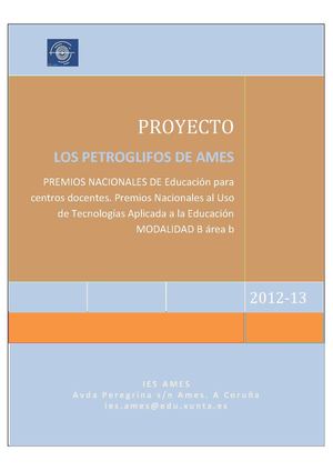 Memoria Los Petroglifos De Ames