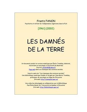 Frantz Fanon : les damnes de la Terre (1961)