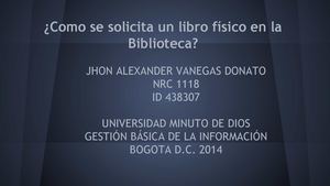 Como Solicitar Un Libro Fisico En La Biblioteca