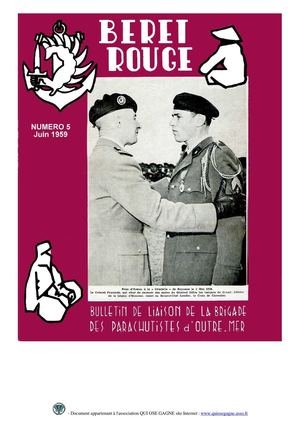 Beret Rouge N°5 Juin 1959