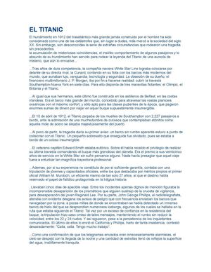 El Titanic