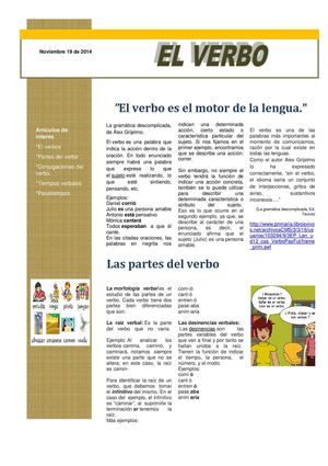 Periódico Los Verbos