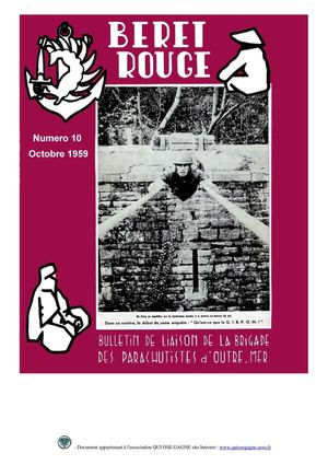 Beret Rouge N°10 Novembre 1959