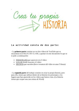 Crea Tu Propia Historia