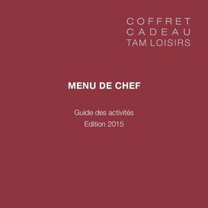 MENU DE CHEF BD