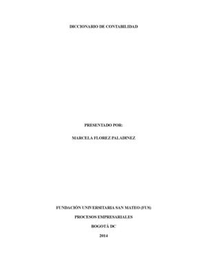 Diccionario De Contabilidad